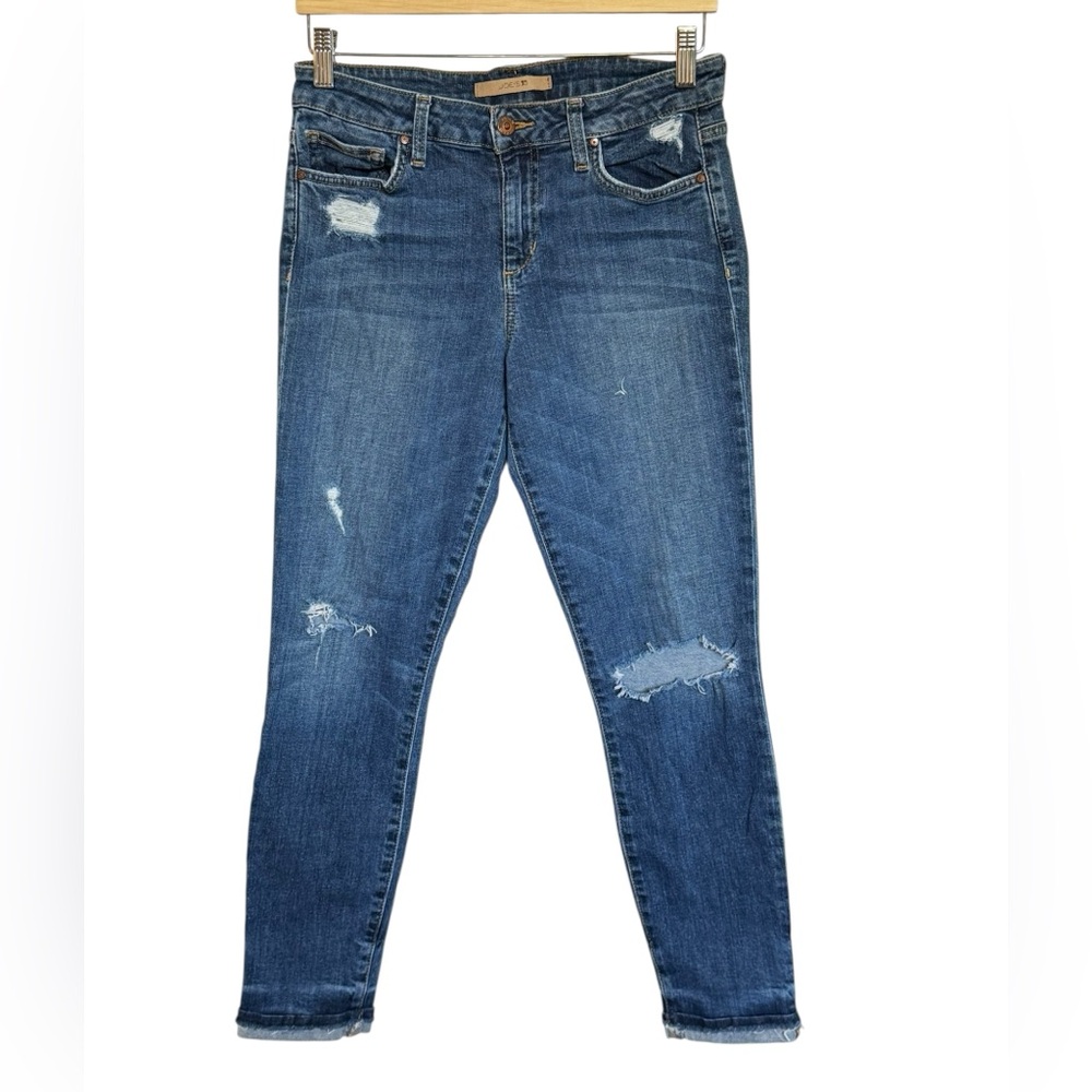 JOES JEANS "Kimmy" distressed cropped jeans W28